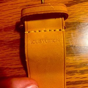 Authentic lv tag belt